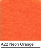 Felt acrylic  AF22 neon orange roll