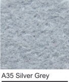 Felt acrylic  AF35 silver grey  roll 92cm x 45m