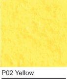 Felt polyester P2 yellow  rolls