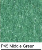 Felt polyester P45 middle green  rolls