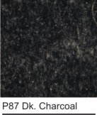 Felt polyester P87 black/white  rolls