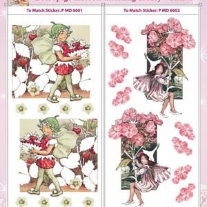 Match-It Flower Fairies, Paper sheets+Stickers